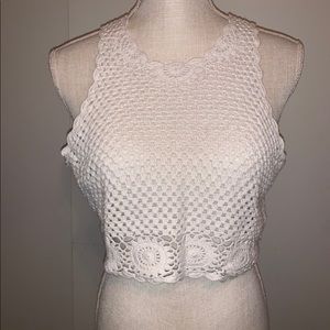 H&M crochet crop top